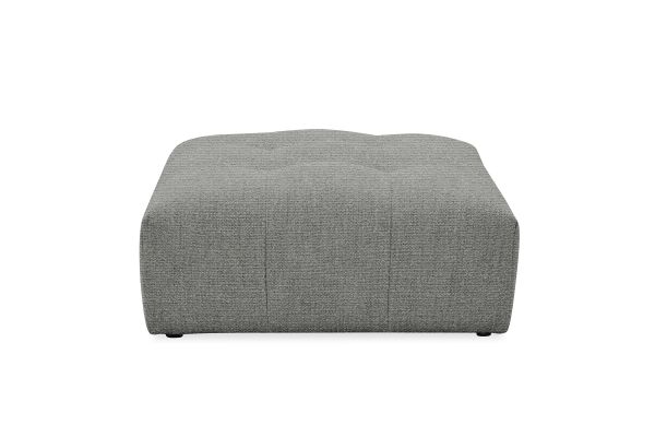 City Grey Ottoman