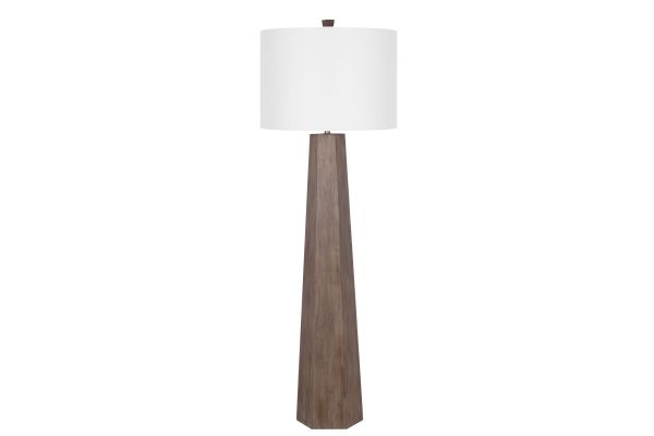 Dark Brown Floor Lamp