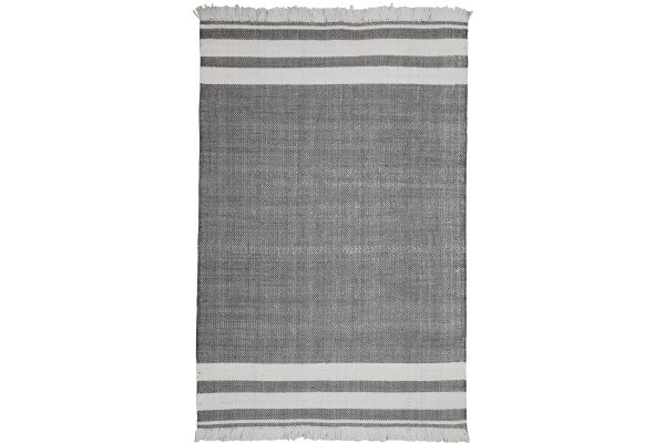 Asbury Charcoal Striped 5' x 7'9