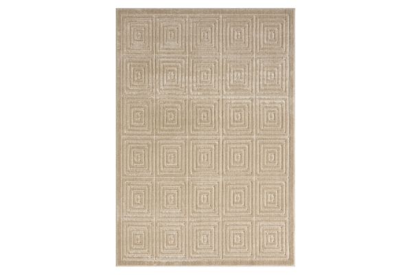 Atlas Beige Geometric 7'10