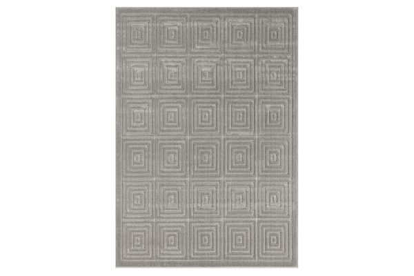 Atlas Gray Geometric 7'10