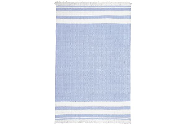 Asbury Light Blue Striped 7'9