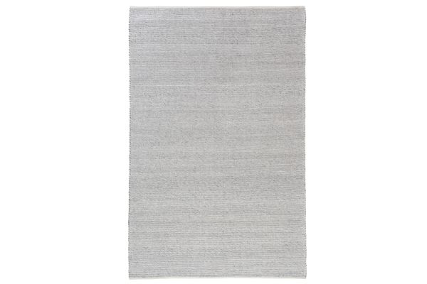 Solace Gray and Ivory Striped 9' x 12' Outdoor Rug