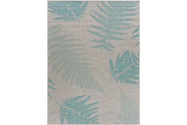 Sanibel Teal and Cream Floral 5'3