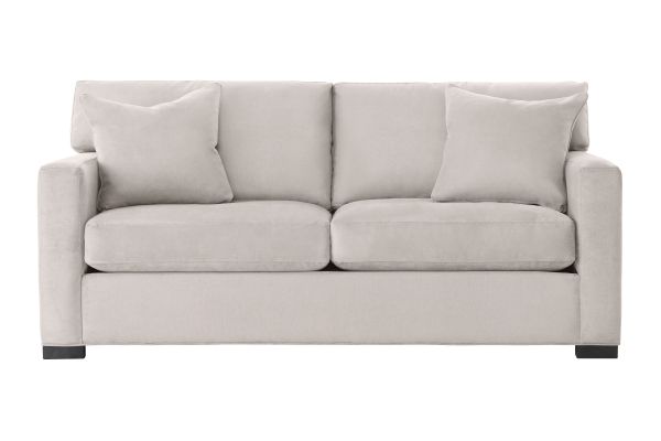 Harmonie Beige Full Sleeper Loveseat with Gel Mattress