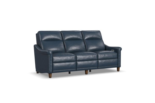 Elizabeth Sea Leather Power Reclining Sofa