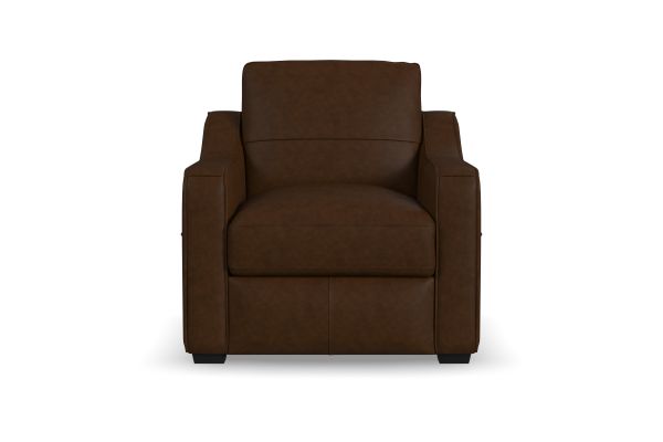 Hudson Dark Brown Leather Chair