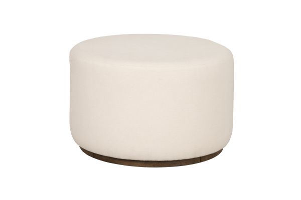 Lyra Brown Pouf Ottoman