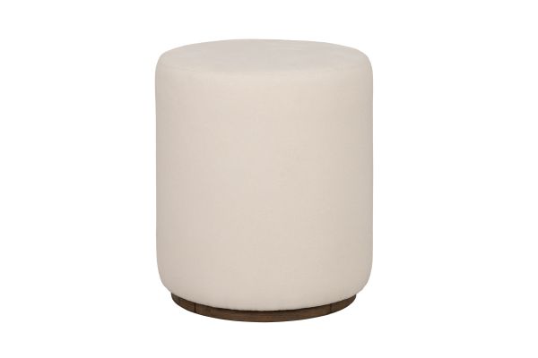 Lyra Brown Pouf Ottoman