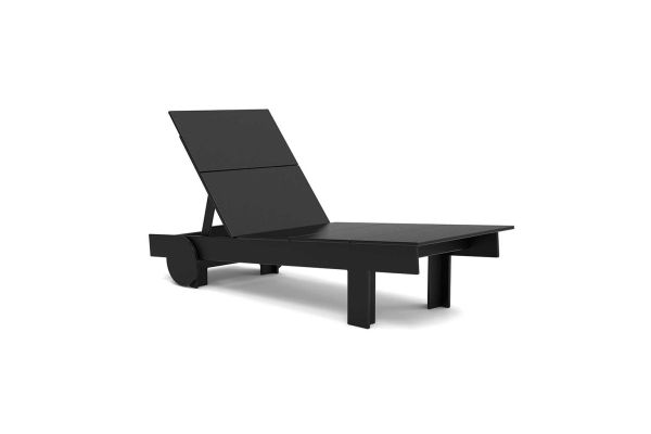 Tall Lollygagger Chaise Black