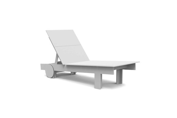 Tall Lollygagger Chaise Cloud White