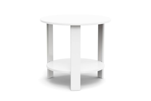 Lollygagger End Table Cloud White