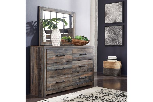 Wilder Brown Dresser & Mirror 
