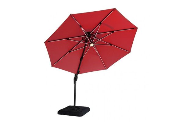 Fera Red 10' Round Umbrella