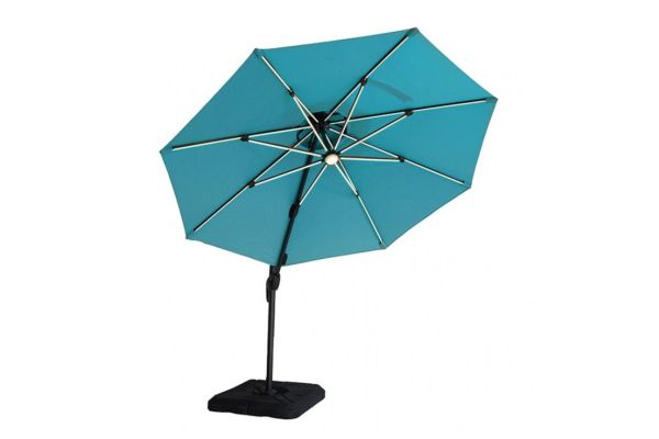 Fera Teal 10' Round Umbrella