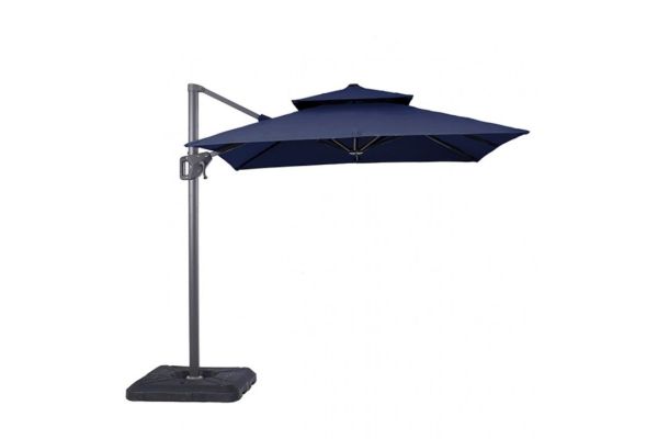Fida Blue 8' Square Umbrella