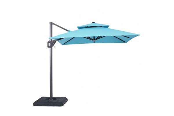 Fida Teal 8' Square Umbrella