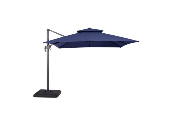 Hero Blue 10' Square Umbrella