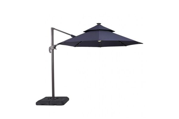 Nuti Blue 10' Round Umbrella