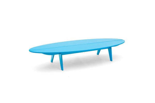 Bolinas Surfboard Coffee Table Sky Blue
