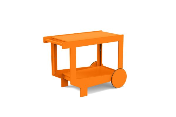 Lollygagger Bar Cart Sunset Orange