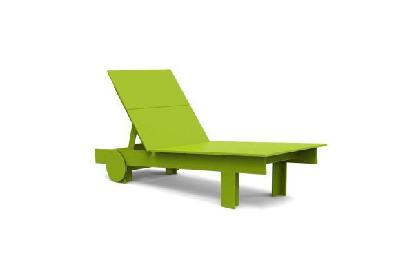 Tall Lollygagger Chaise Leaf Green