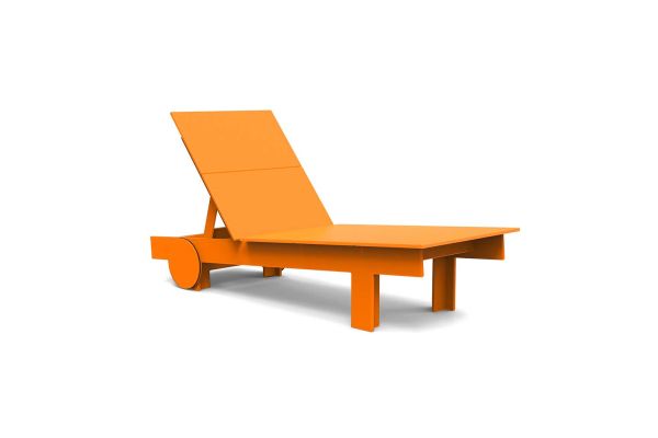Tall Lollygagger Chaise Sunset Orange