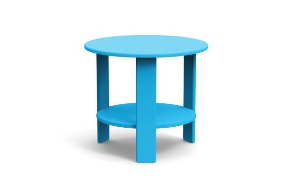 Lollygagger Outdoor Side Table Round Sky  Blue