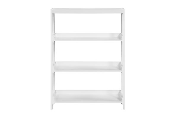 Sloane Small Bookcase with 3 Shelves White