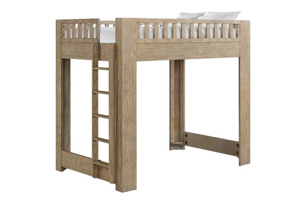 Charlie Natural Full Loft Bed 