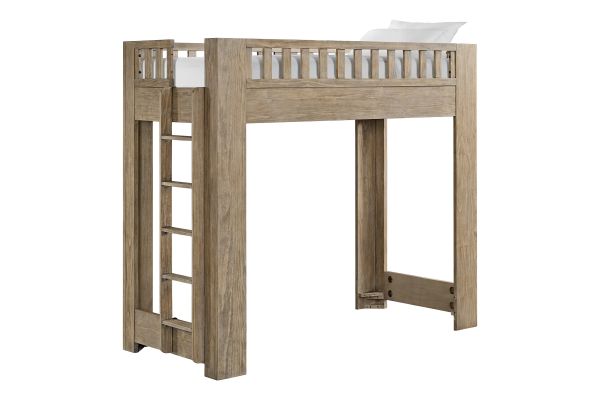 Charlie Natural Twin Loft Bed 