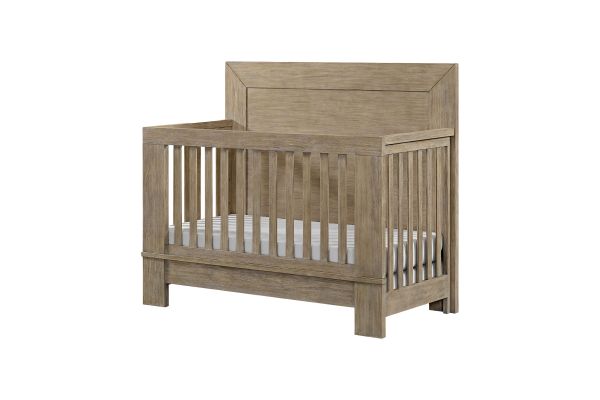 Charlie Sandstone Crib with Full Bed Rails