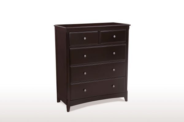 Secrets 5 Drawer Chest Chocolate