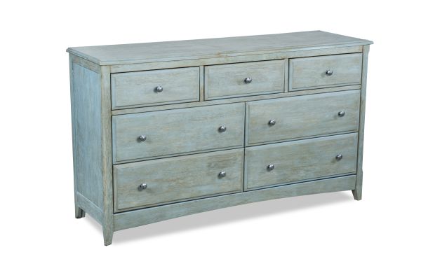 Chesapeake 7 Drawer Dresser Antique Blue