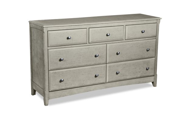 Chesapeake 7 Drawer Dresser Brushed Driftwood