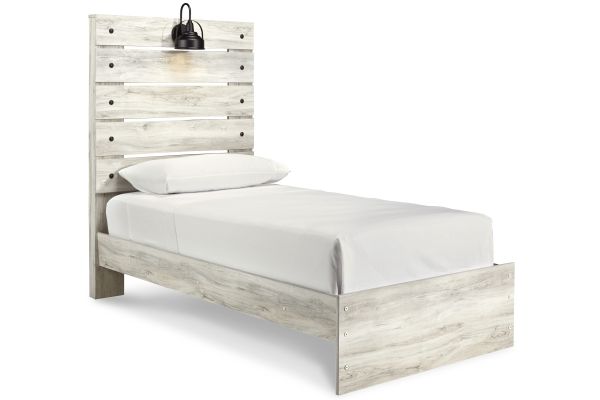 Wilder White Twin Bed 