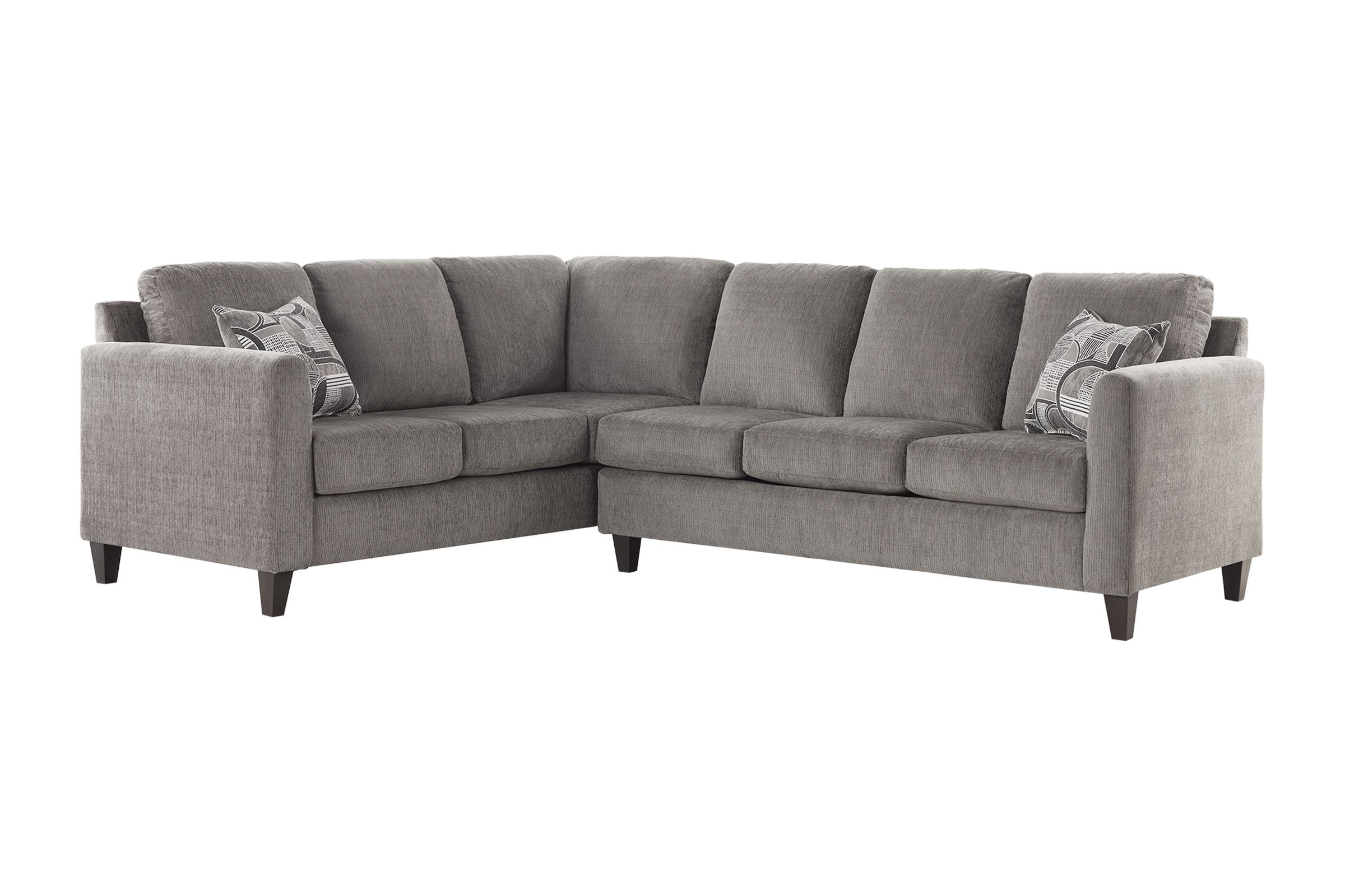 Sims Grey 2-Piece Sectional at Gardner White