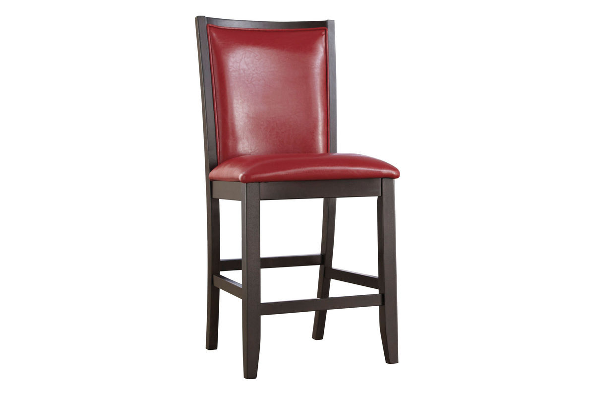 Trish Red Upholstered Bar Stool at GardnerWhite