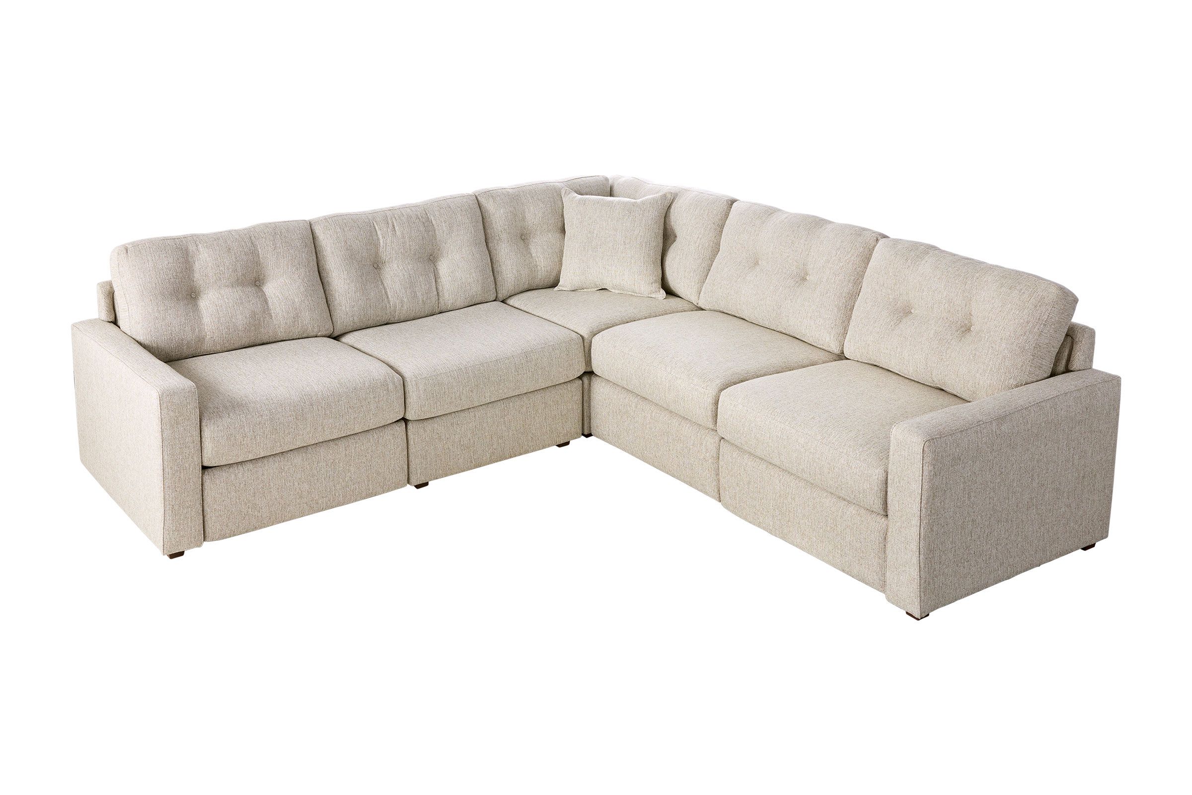 ModularOne Fossil 5-Piece Sectional at Gardner White