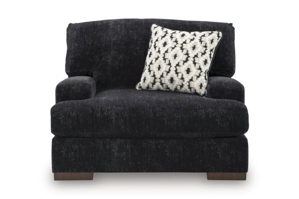 Whitmore Manor Black Pearl Oversized Chair