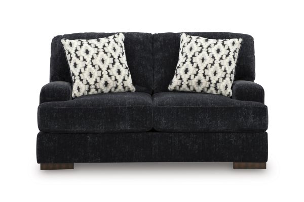 Whitmore Manor Black Pearl Loveseat