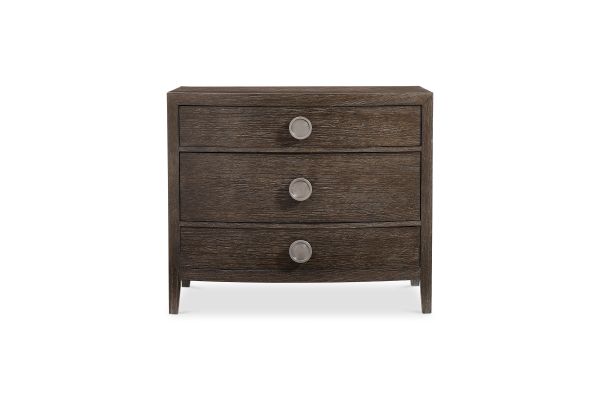 Bernhardt Linea Bachelor's Chest in Cerused Charcoal