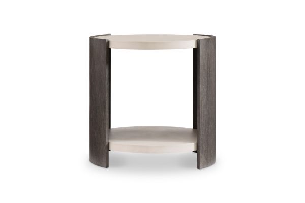 Bernhardt Prado Side Table in Porcini Finish