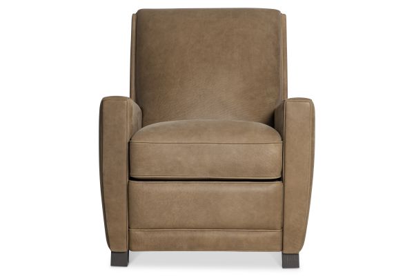 Bernhardt Bastille Tan Leather Recliner