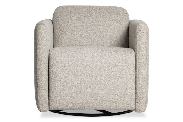Bernhardt Livvy Fabric Power Motion Swivel Chair
