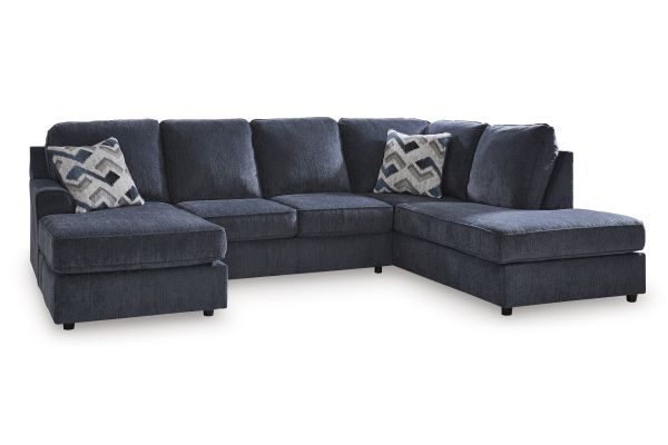 Albar Place Cobalt 2-Piece Right-Arm Facing Sectional