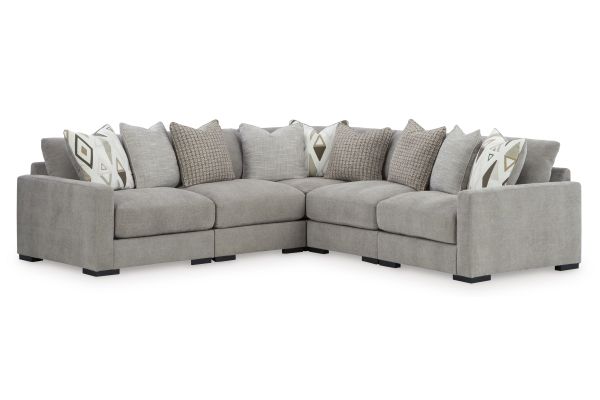 Aslan Court Flax 5-Piece Sectional