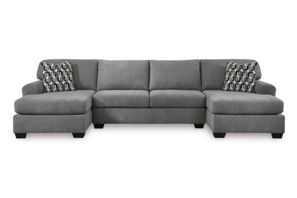 Birkdale Court Gray 3-Piece Sectional