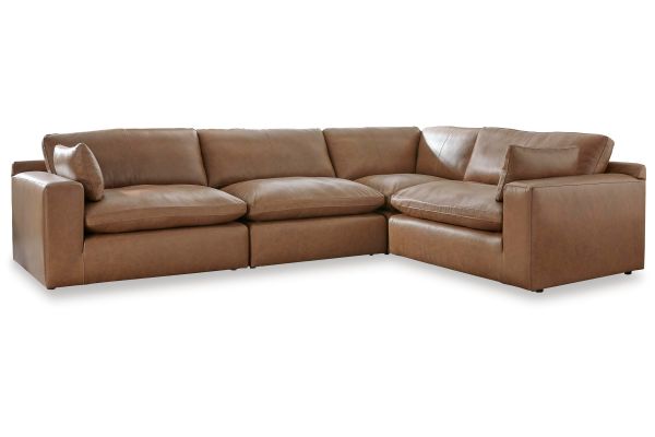 Emilia Caramel 4-Piece Sectional