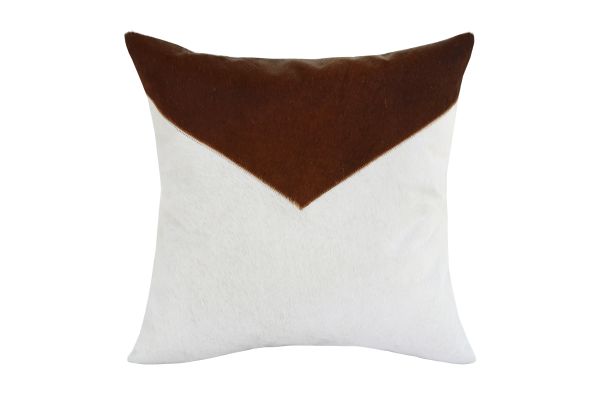 Ivory/Brown Faux Fur / Vegan Leather Transitional 20